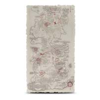 2026 5 oz Antique Colorized Niue Silver Game of Thrones Map of Westeros Coin (Box + CoA)