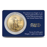 2026 1 oz American Gold Eagle Coin (BU, Eagle Card)