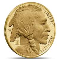 2026-W 1 oz Proof American Gold Buffalo Coin (Dual Date)