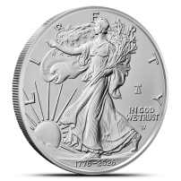 2026-W 1 oz Burnished American Silver Eagle Coin (Dual Date)