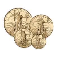 2026-W 4-Coin Proof American Gold Eagle Set (Dual Date)