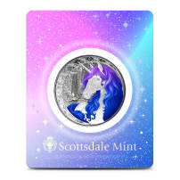 2025 1 oz Colorized Fiji Silver Celestra Unicorn Coin (Certi-Lock)