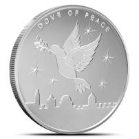 2026 1 oz The Holy Land Silver Dove Of Peace Round (BU)