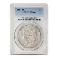 1894-O Morgan Silver Dollar PCGS MS60