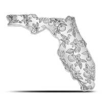 5 oz Florida Shaped Silver Bar (New)