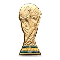 2026 1 Gram Proof Solomon Islands FIFA World Cup Trophy Shaped Gold Coin (In Card)