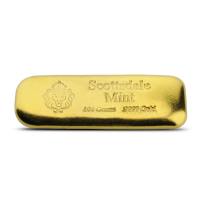 100 Gram Scottsdale Mint Cast Gold Bar (New)