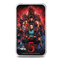 2026 1 oz Colorized Tuvalu Silver Stranger Things Season 5 Rectangular Coin (Box + CoA)