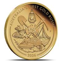 2026 1 oz Proof Australian Gold 175th Anniversary of Australia's First Gold Rush Coin (Box + CoA)