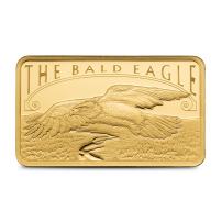 5 Gram PAMP Suisse America The Free Bald Eagle Gold Bar (New w/ Assay)
