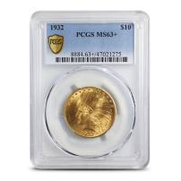 1932 Pre-33 $10 Indian Gold Eagle Coin MS63 (PCGS or NGC)