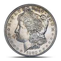 Morgan Silver Dollar Coin (1878-1904, AU)