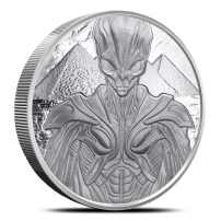 2025 5 oz Samoa Silver Alien Coin (BU)