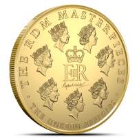 2026 1/4 oz Proof Gibraltar Gold The Queen Elizabeth II 100 Masterpiece Coin (Box + CoA)