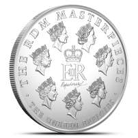 2026 1 oz Proof Gibraltar Silver The Queen Elizabeth II 100 Masterpiece Coin (Box + CoA)