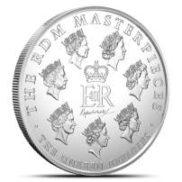 2026 5 oz Proof Gibraltar Silver The Queen Elizabeth II 100 Masterpiece Coin (Box + CoA)