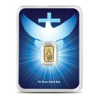 1 Gram Jesus Gold Bar (New)