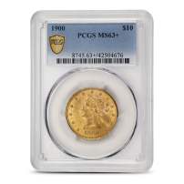 1900 Pre-33 $10 Liberty Gold Eagle Coin PCGS MS63+