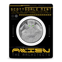 2025 1 oz Proof Colorized Samoa Silver Alien Coin (Certi-Lock)