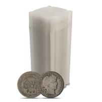 90% Silver Barber Dimes ($5 FV, Circulated)