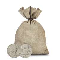 90% Silver Franklin Half Dollars ($100 FV, Circulated)