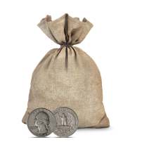 90% Silver Washington Quarters ($100 FV, Circulated)