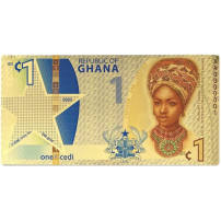 2020 1/1000 oz Aurum Republic of Ghana Gold Note (New w/ CoA)
