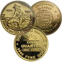 1/4 oz Gold Round (Varied Condition, Any Mint)