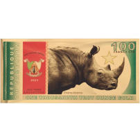 2021 1/1000 oz Aurum Republic of Cameroon Gold Note (New w/ CoA)