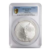 2019 5 oz Mexican Silver Libertad Coin PCGS MS70