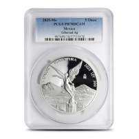 2025 5 oz Proof Mexican Silver Libertad Coin PCGS PR70 DCAM
