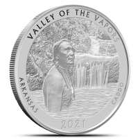 2022 1 oz Proof Native America the Beautiful Arkansas Silver Coin (Box + CoA)