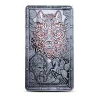 2026 2 oz Antique Samoa Mythical Beast Fenrir Wolf Silver Coin (Box + CoA)
