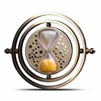 2 oz Samoa Harry Potter Time Turner Functional Silver Coin (Gold Plated, Box + CoA)