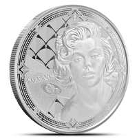 2026 1 oz Proof Pitcairn Islands Silver Marilyn Monroe Coin (Capsule + CoA)