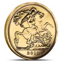 Great Britain Gold 1/4 Sovereign Coin