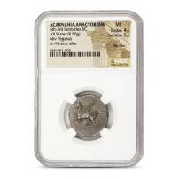 Acarnania, anactorium 4th-3rd Centuries BC AR Stater NGC VF