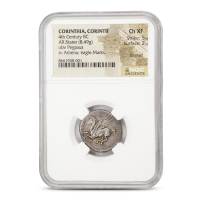 Corinthia, Corinth 4th Century BC AR Stater NGC Ch XF