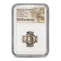 Greece, Isl. Of Aegina c.457-350 BC AR Stater NGC XF