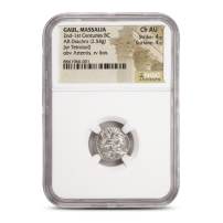 Gaul, Massalia 2nd-1st Centuries BC AR Drachm NGC Ch AU
