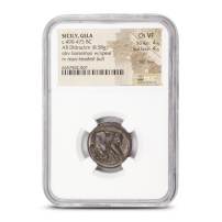Sicily, Gela c.490-475 BC AR Didrachm NGC Ch VF