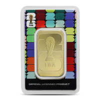 1 oz FIFA World Cup 2026 Gold Bar (New w/ Assay)