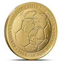 2026-W $5 Burnished American FIFA World Cup Gold Coin (Box + CoA)