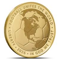 2026-W $5 Proof American FIFA World Cup Gold Coin (Box + CoA)