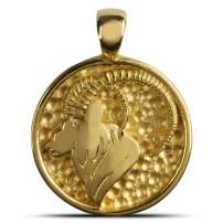 Nebü 16.4g 24Kt Gold Zodiac Capricorn Pendant