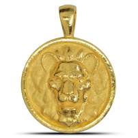 Nebü 19.6g 24Kt Gold Zodiac Leo Pendant