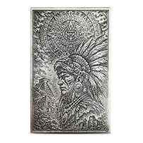 1 oz North View Products Aztec Warrior Silver Card (New)