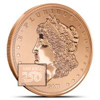 1 oz Reverse Proof Sunshine Morgan Copper Round America250 Privy (New)