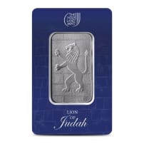 1 oz The Holy Land Mint Lion of Judah Silver Bar (New w/ Assay)