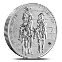 2026 5 oz Texas Mint Cowboys Silver Round (New)